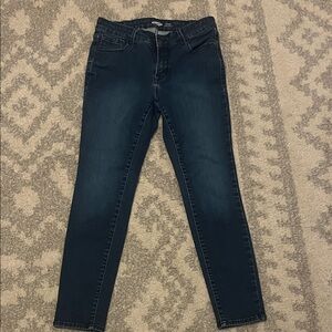 Old Navy Women's Deep Blue Skinny Rockstar Jeans